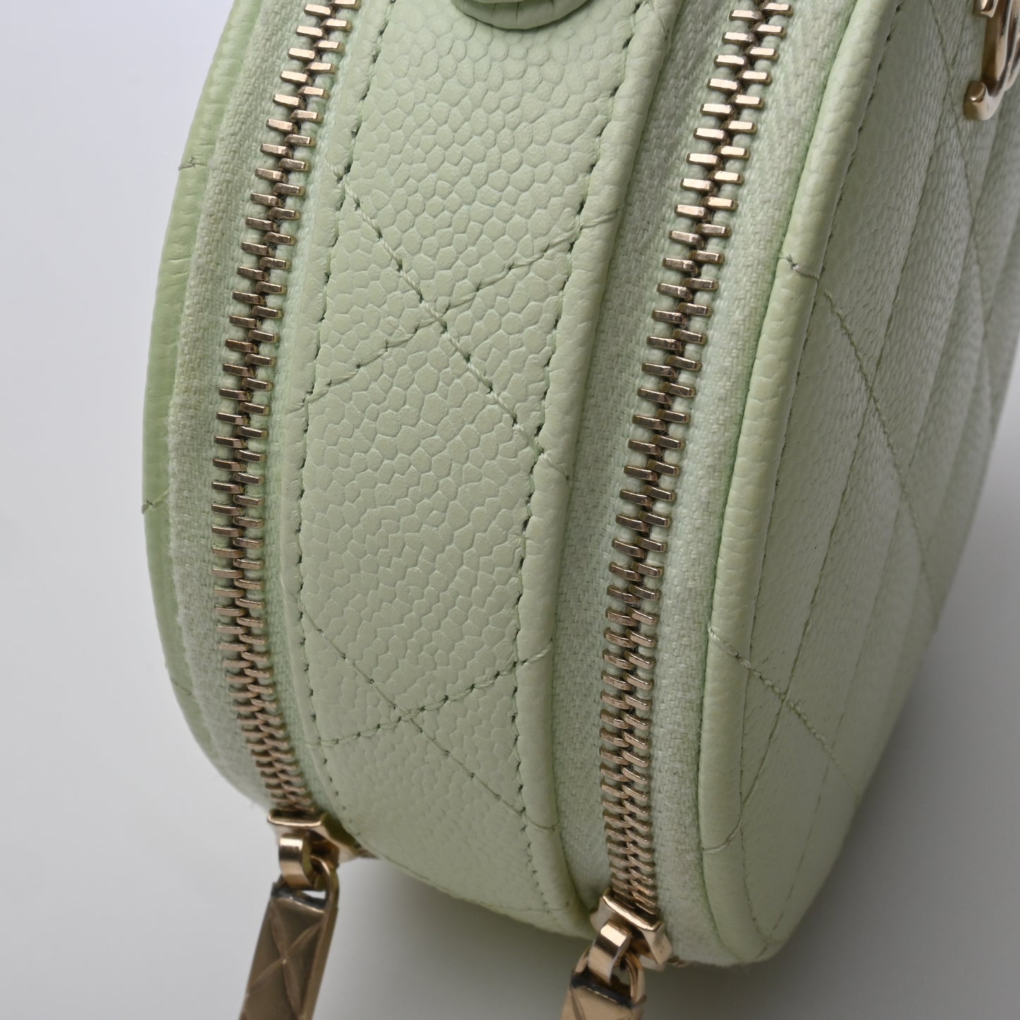 Caviar Mini 2WAY Chain Shoulder Bag Melon G Metal Fittings 31 Series