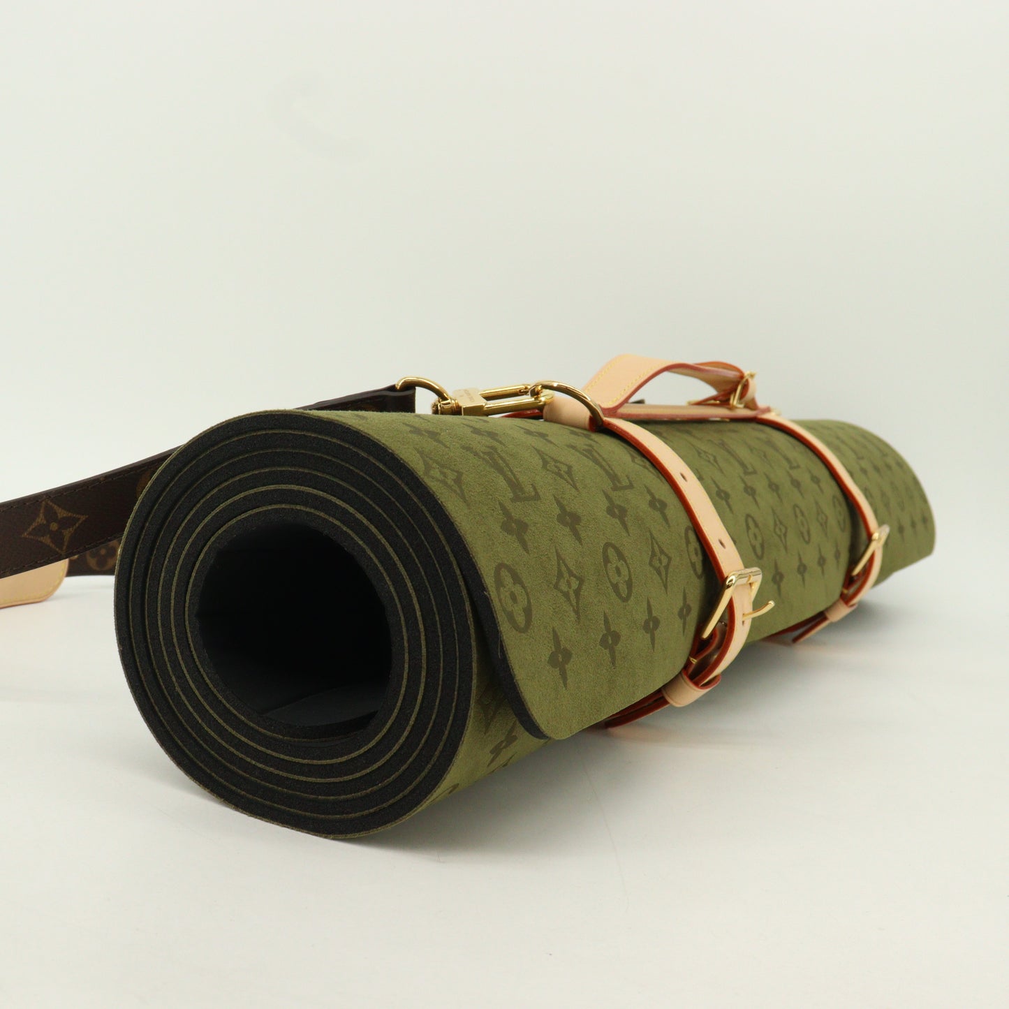 Monogram Exercise Mat Holder Khaki