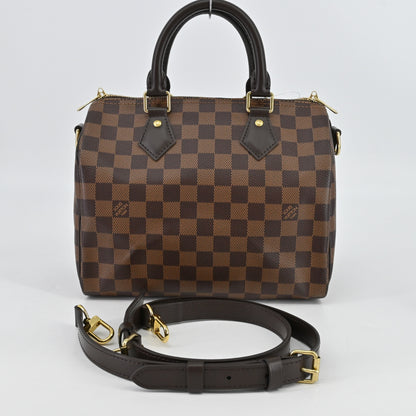 Damier Speedy Bandouliere 25 IC chip