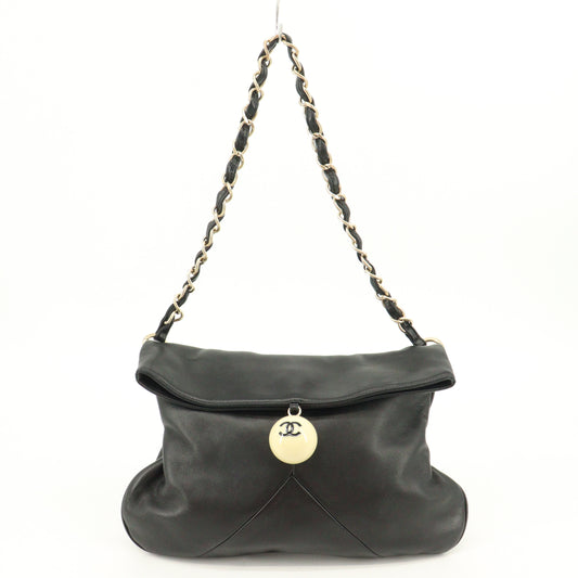 Lambskin Chain Shoulder Bag G Metal Fittings Series 8