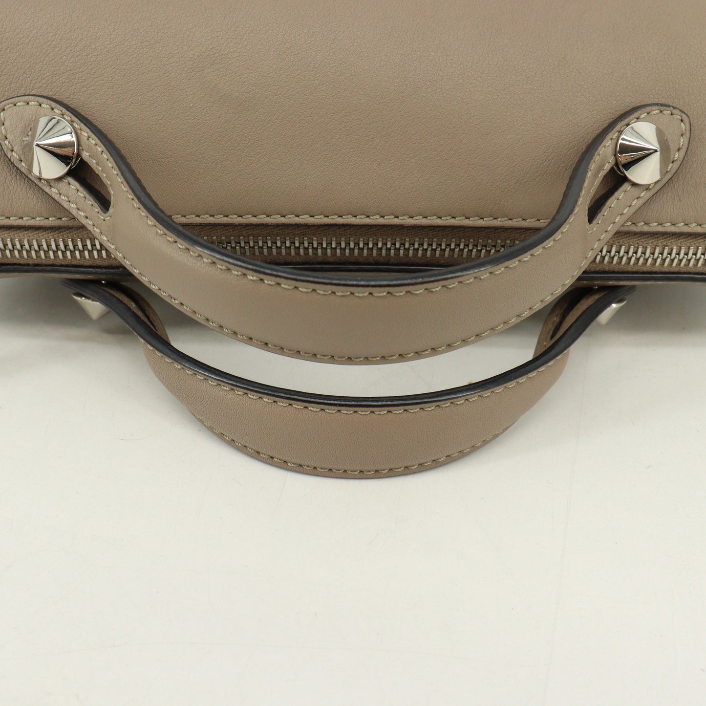 Leather By the Way Medium 2WAY Shoulder Bag Greige