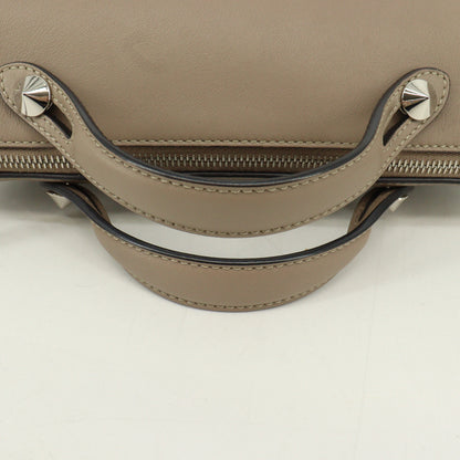 Leather By the Way Medium 2WAY Shoulder Bag Greige