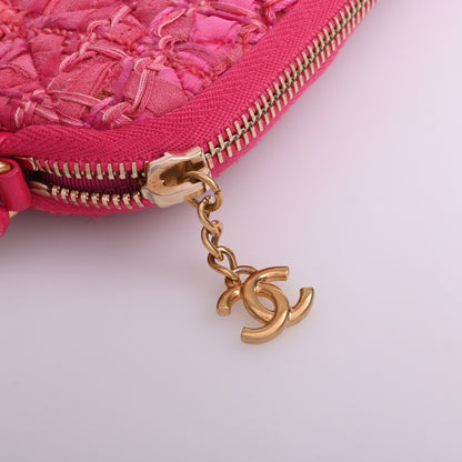 Girl Chanel Chain Shoulder Pink G Metal Fittings Series  23