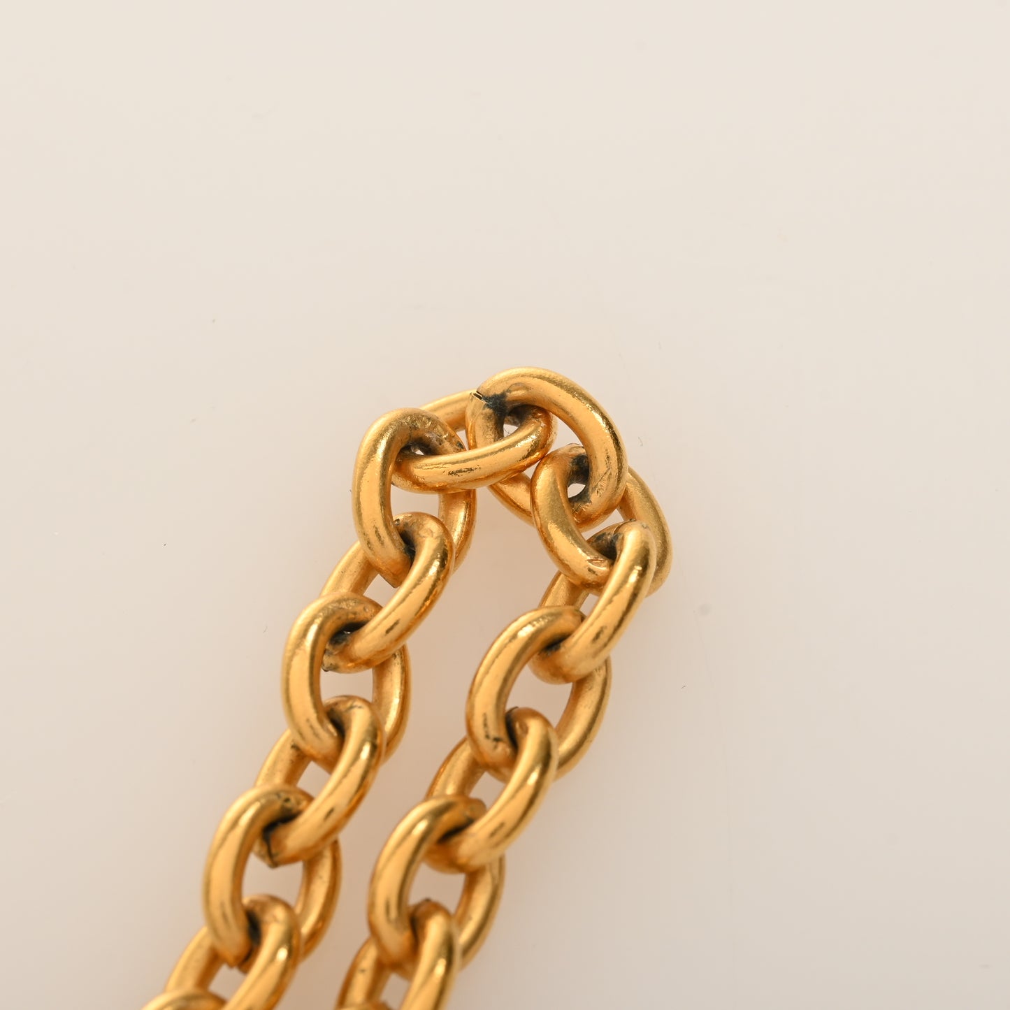 Matelasse Cocomark Chain Necklace Gold