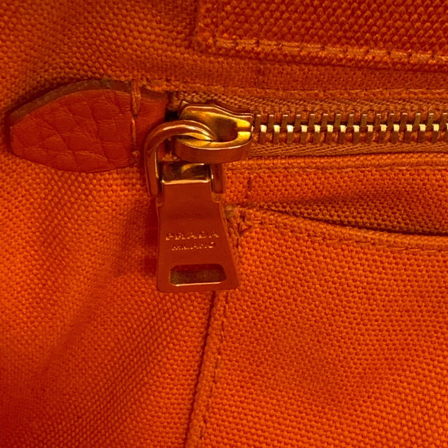 Orange Canapa Tote