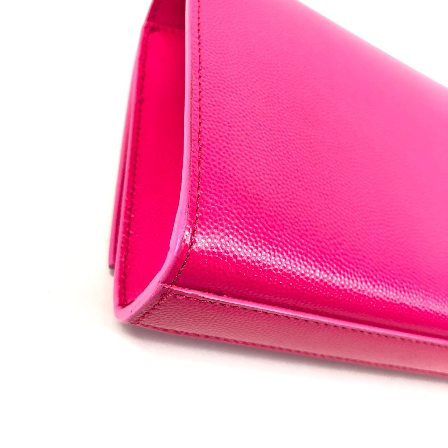 YSL Logo Pink Clutch