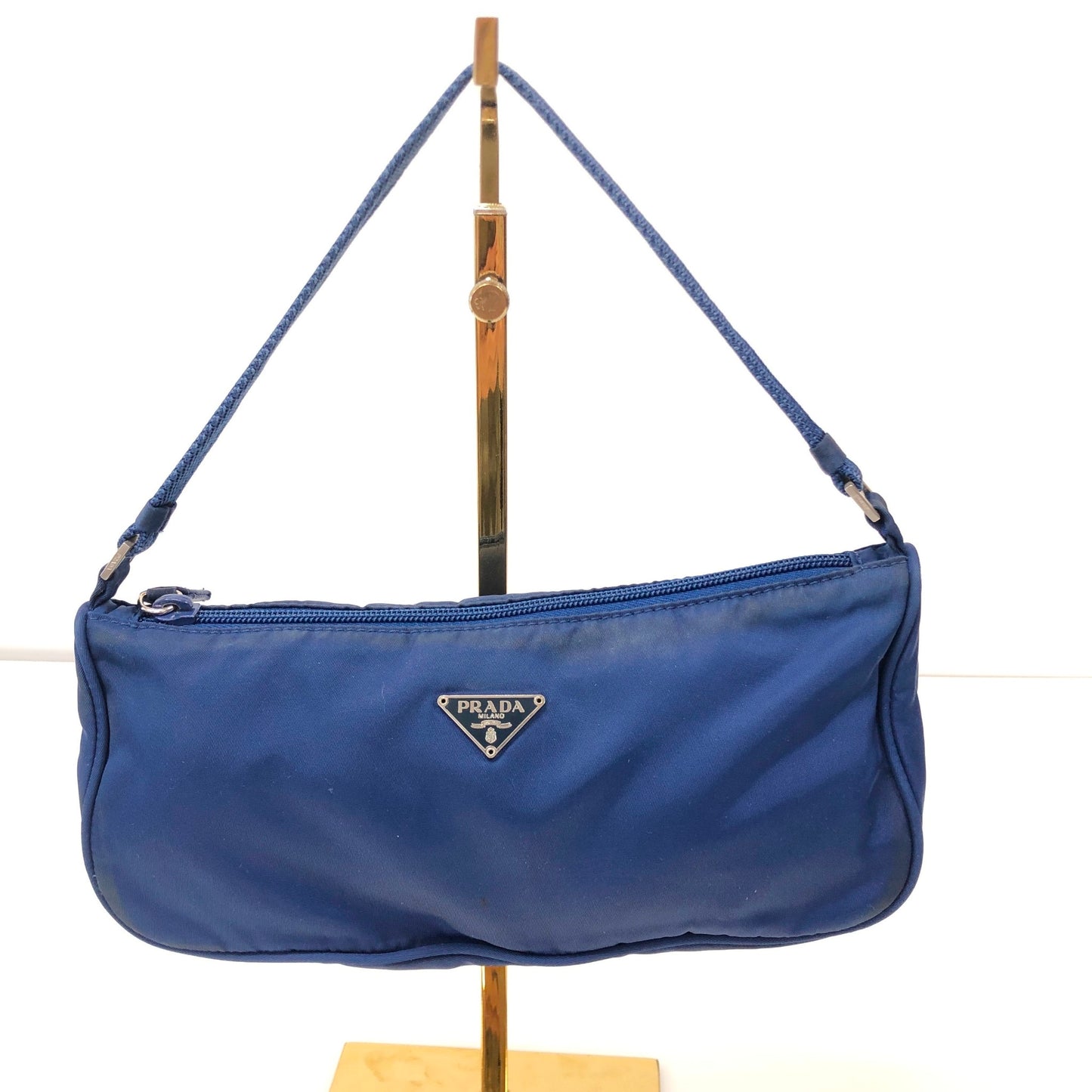 Blue Tessuto Pochette