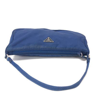 Blue Tessuto Pochette