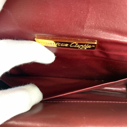 Must de Cartier Red Square Shoulder Bag