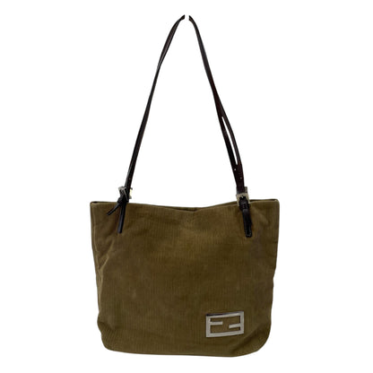 FF Logo Brown Corduroy Tote