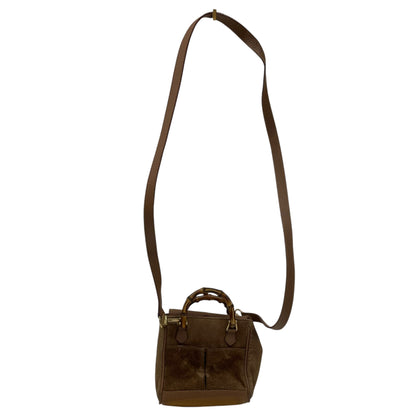 Bamboo Suede Crossbody Bag