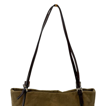 FF Logo Brown Corduroy Tote