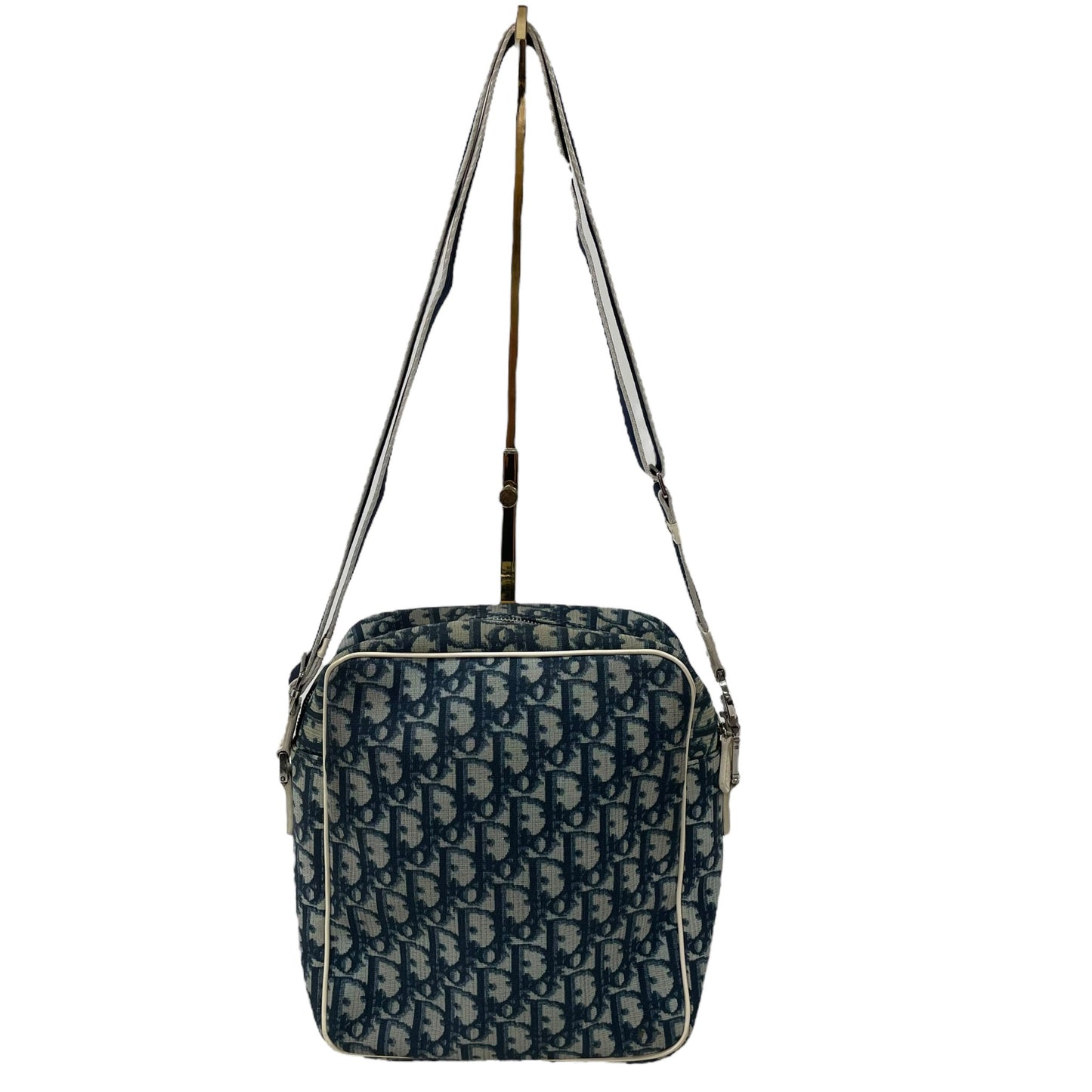 Trotter PVC Enamel Shoulder Bag