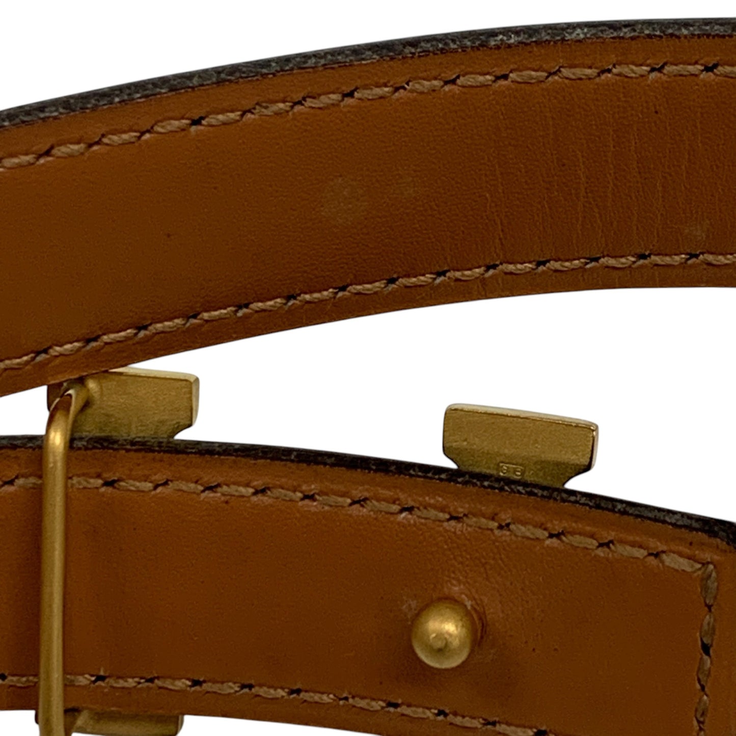 Constance H Black Leather Belt