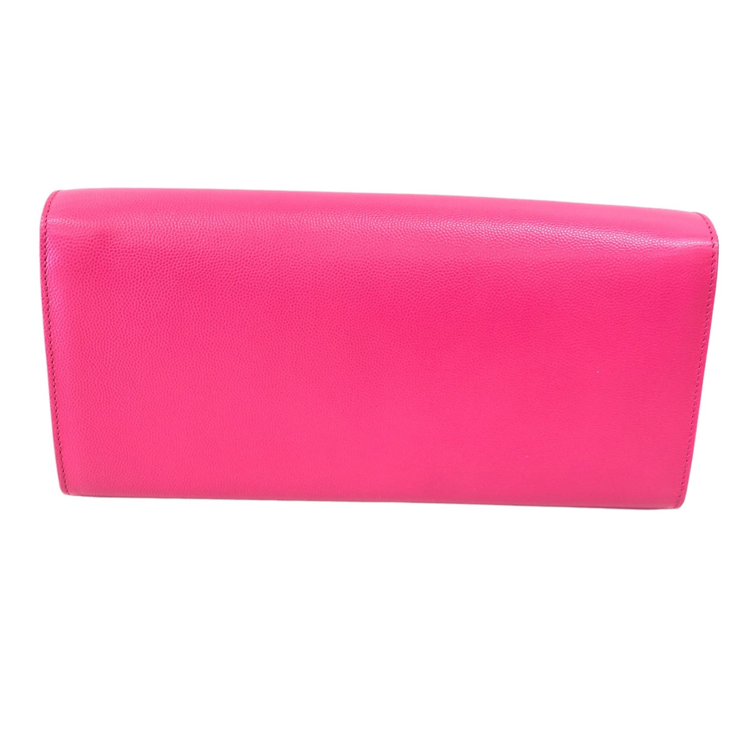 YSL Logo Pink Clutch