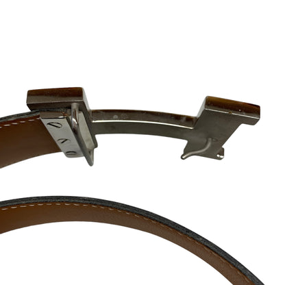 Constance H Black Leather Belt