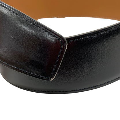 Constance H Black Leather Belt