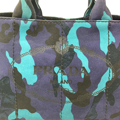 Camouflage Print Canapa Tote