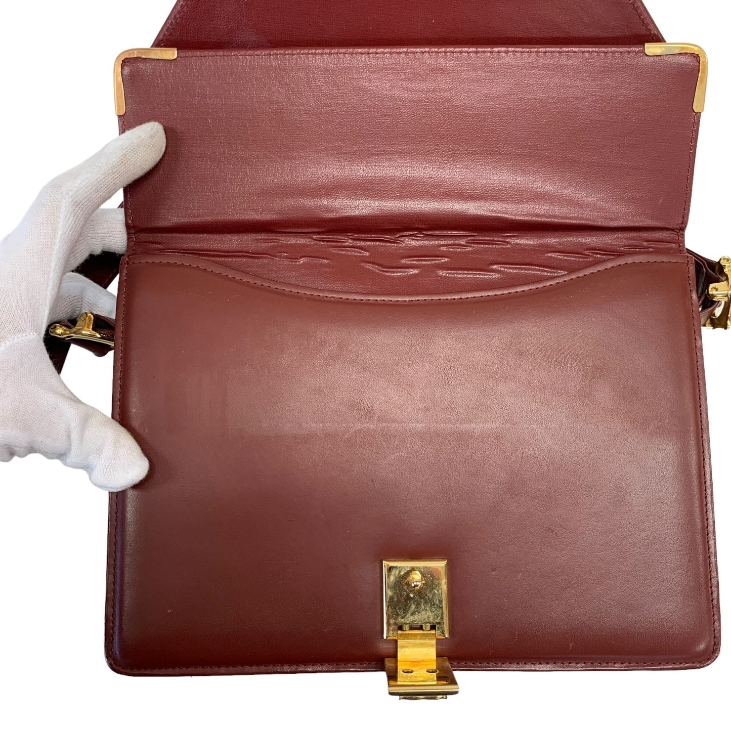 Must de Cartier Red Square Shoulder Bag