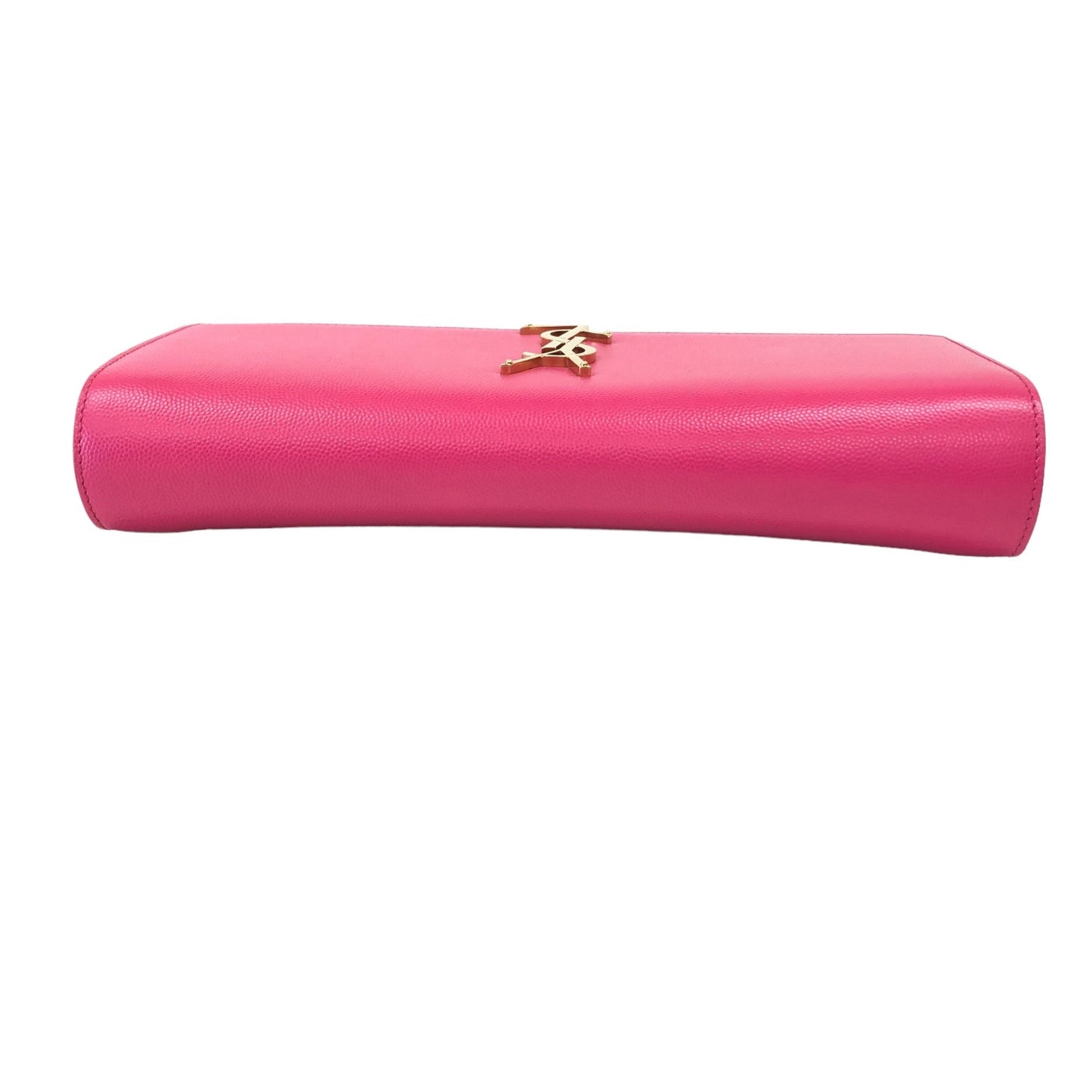 YSL Logo Pink Clutch