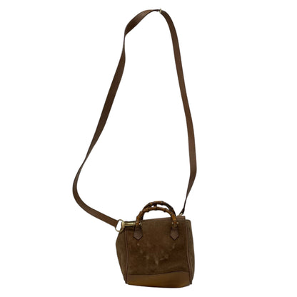 Bamboo Suede Crossbody Bag