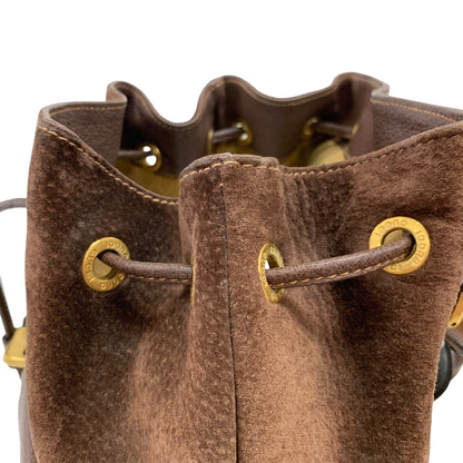 Bamboo Brown Suede Backpack