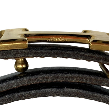 Constance H Black Leather Belt