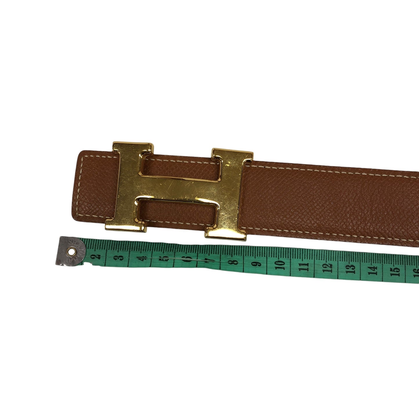 Constance H Brown Leather Belt