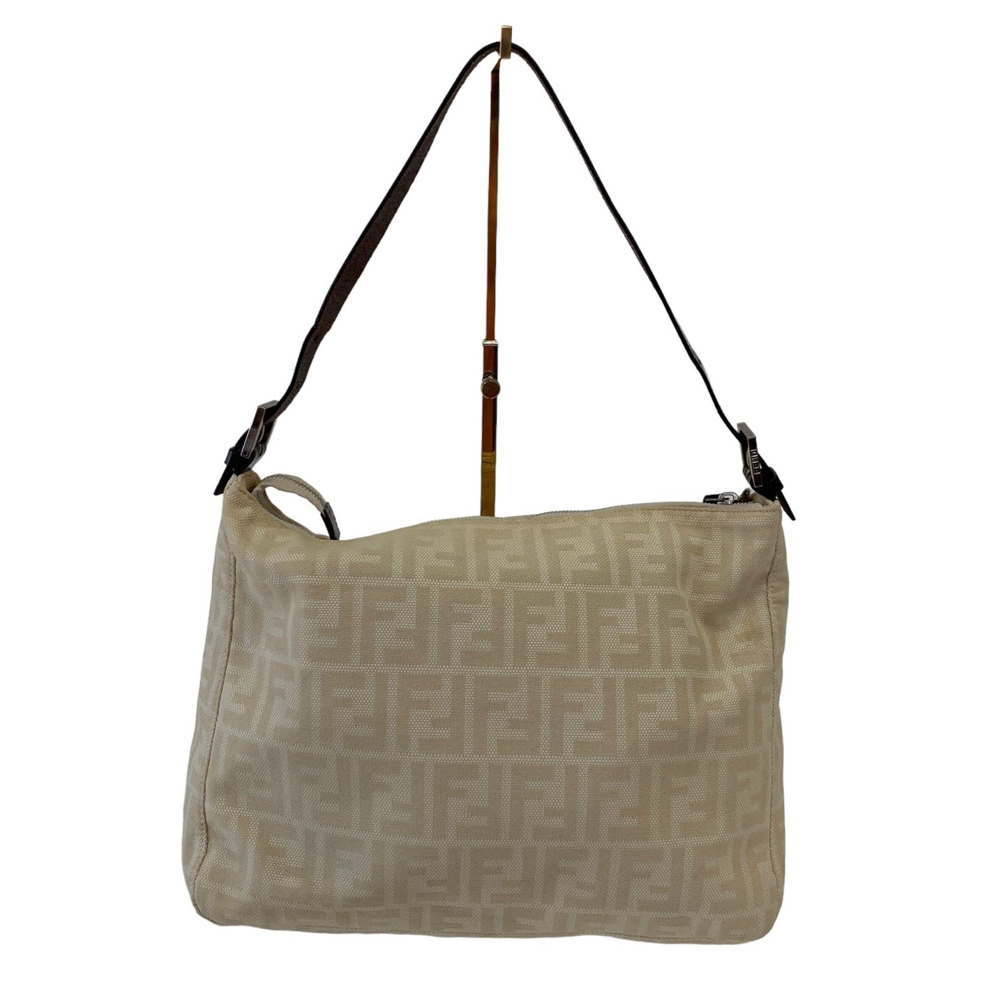 Zucca Square Beige Shoulder Bag