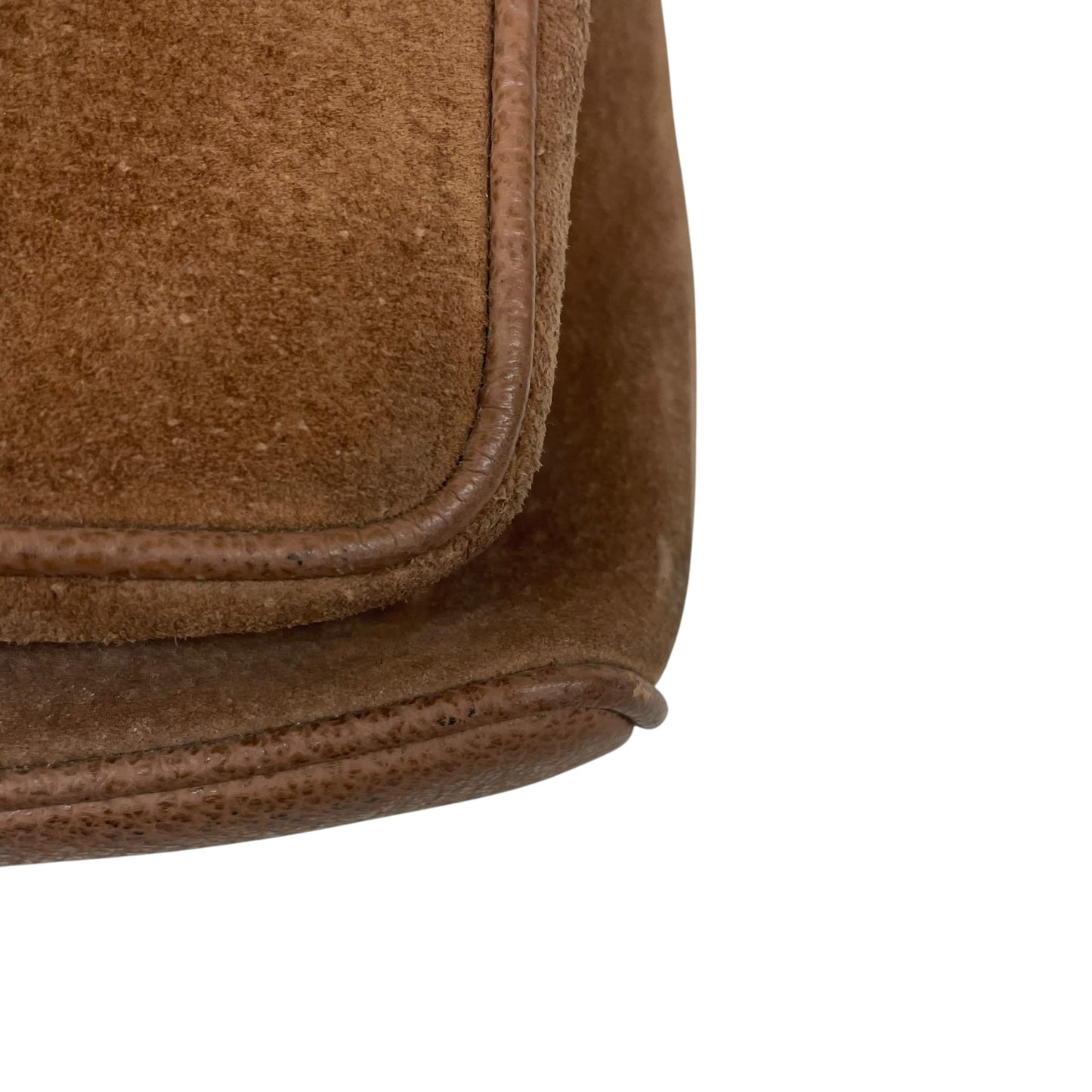 Bamboo Brown Suede Backpack