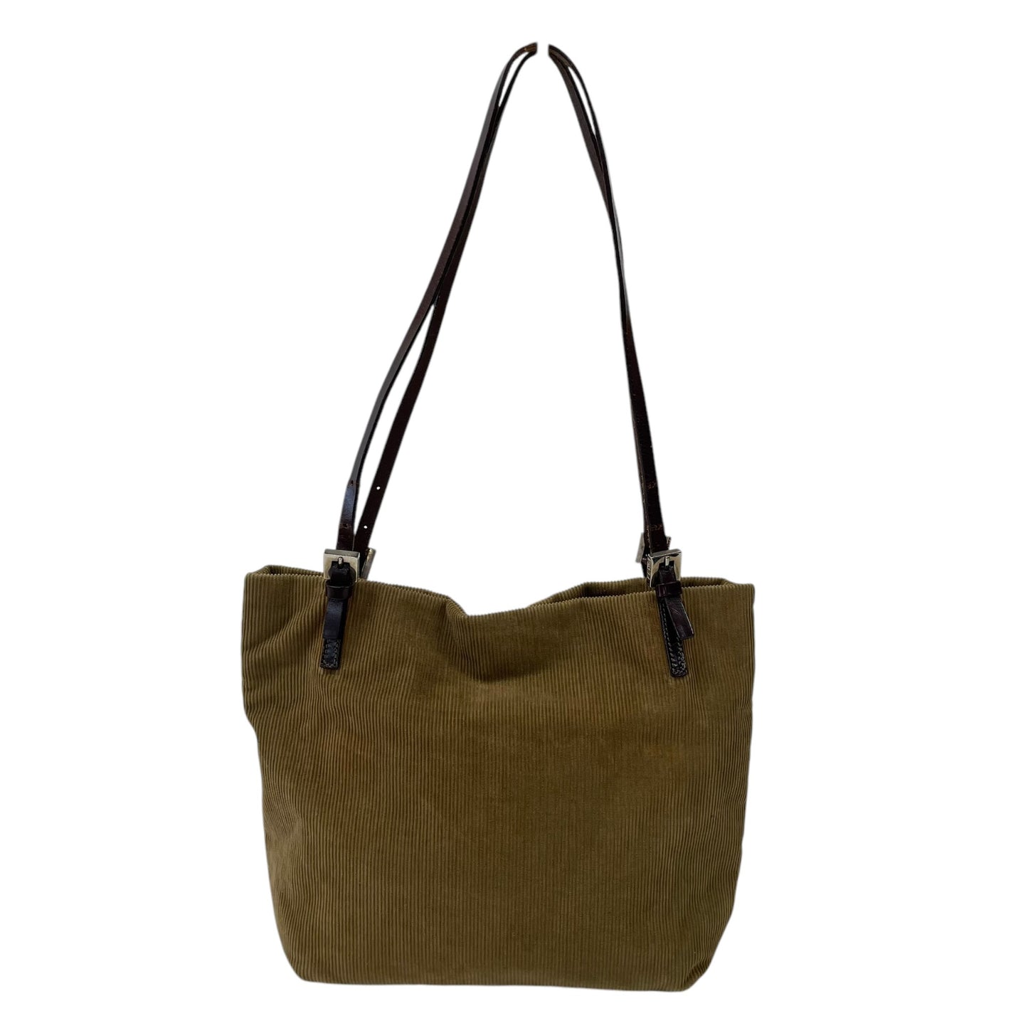 FF Logo Brown Corduroy Tote