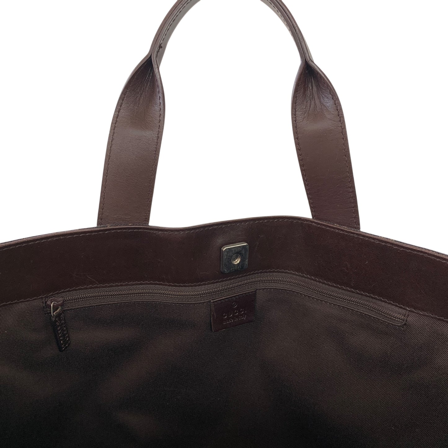 GG Canvas Leather Tote