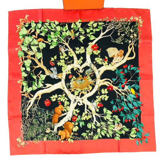Au Coeur des Bois Silk Carre 90