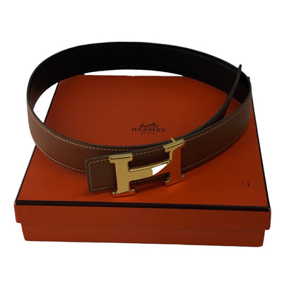 Constance H Brown Leather Belt