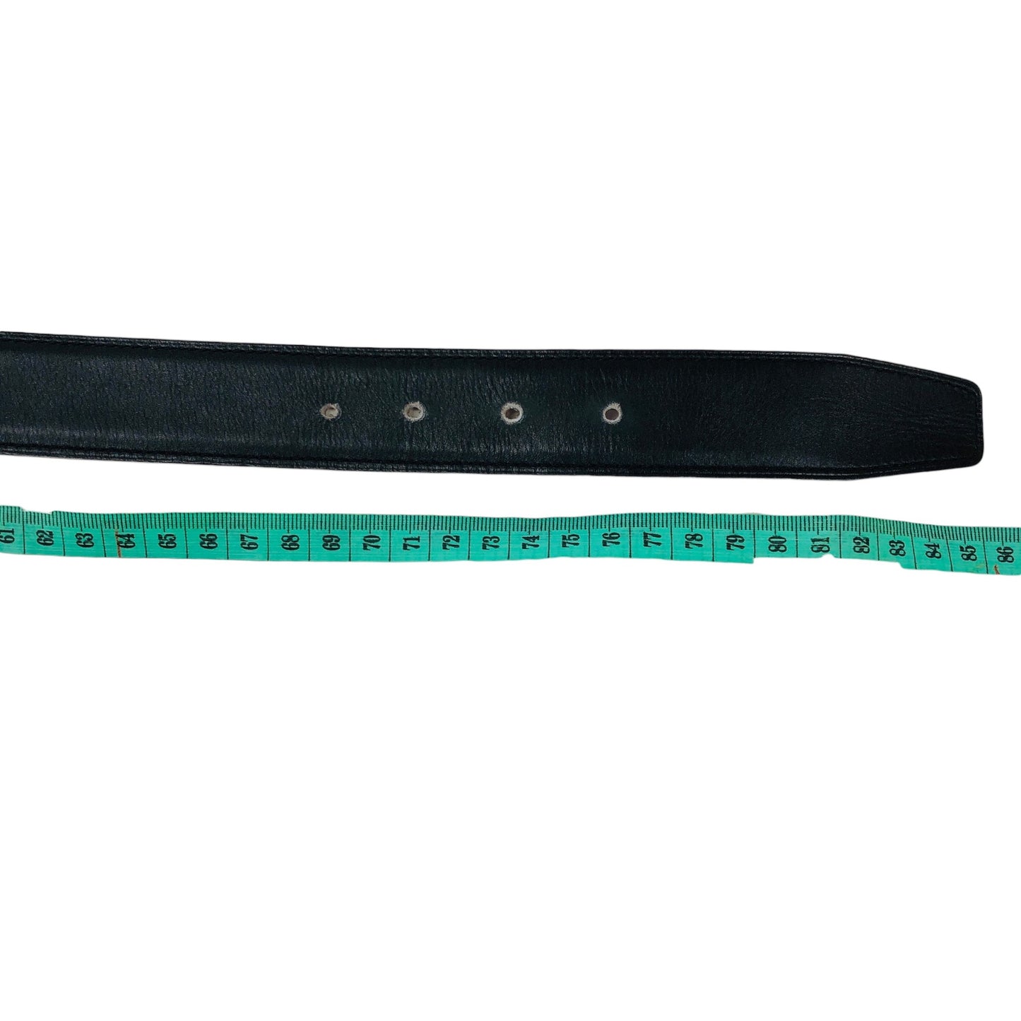 Constance H Black Leather Belt