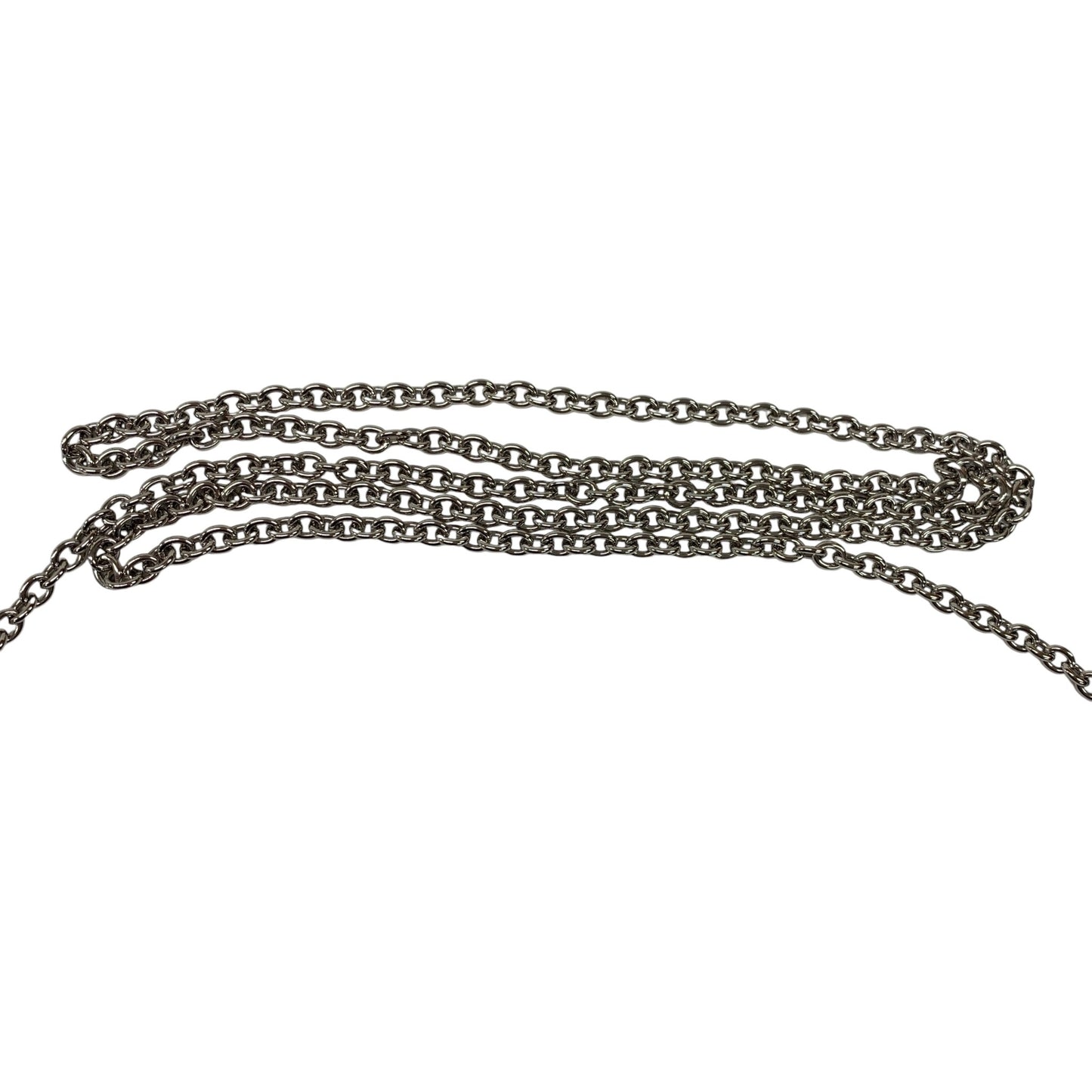 Cannage Patent Leather Wallet on Chain
