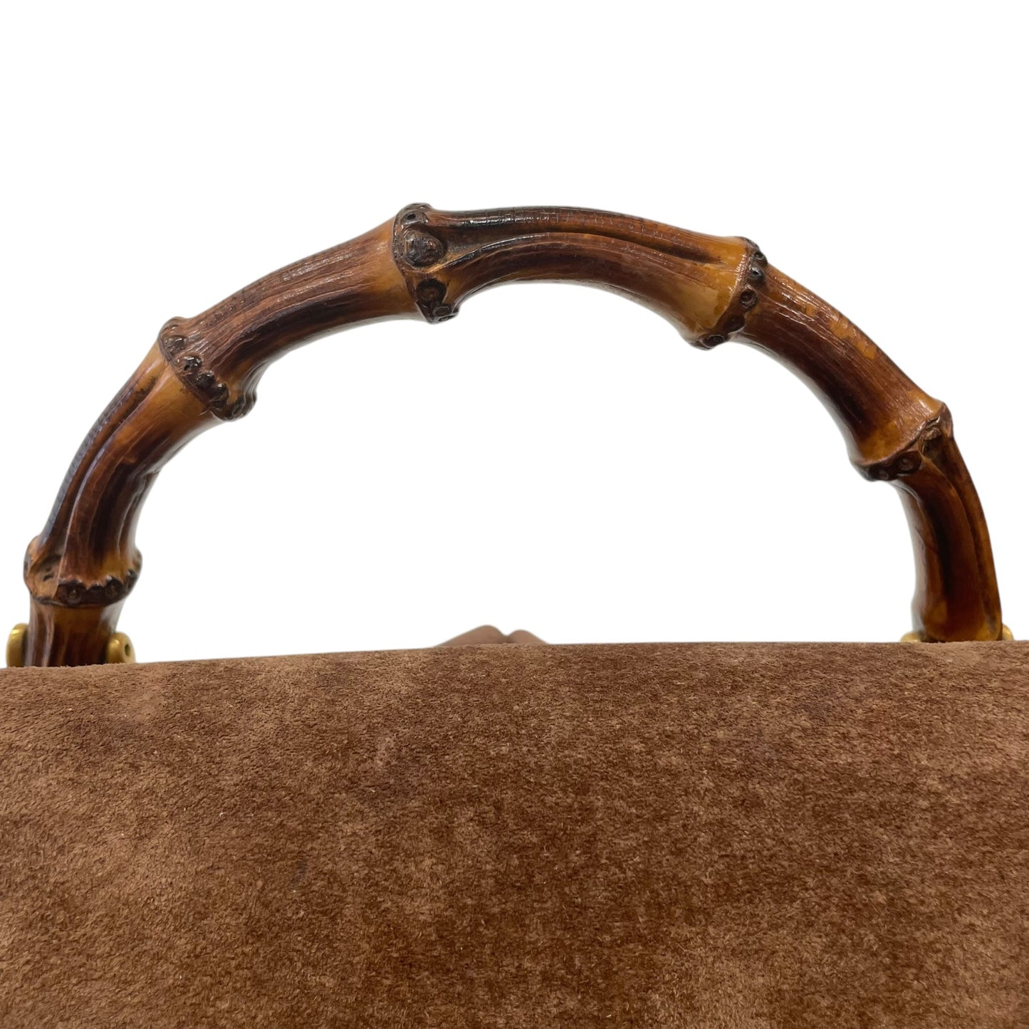 Bamboo Brown Suede Backpack