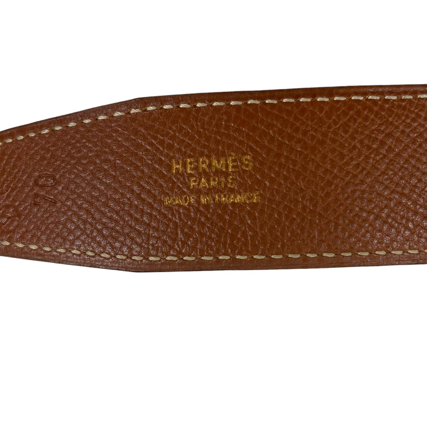 Constance H Brown Leather Belt