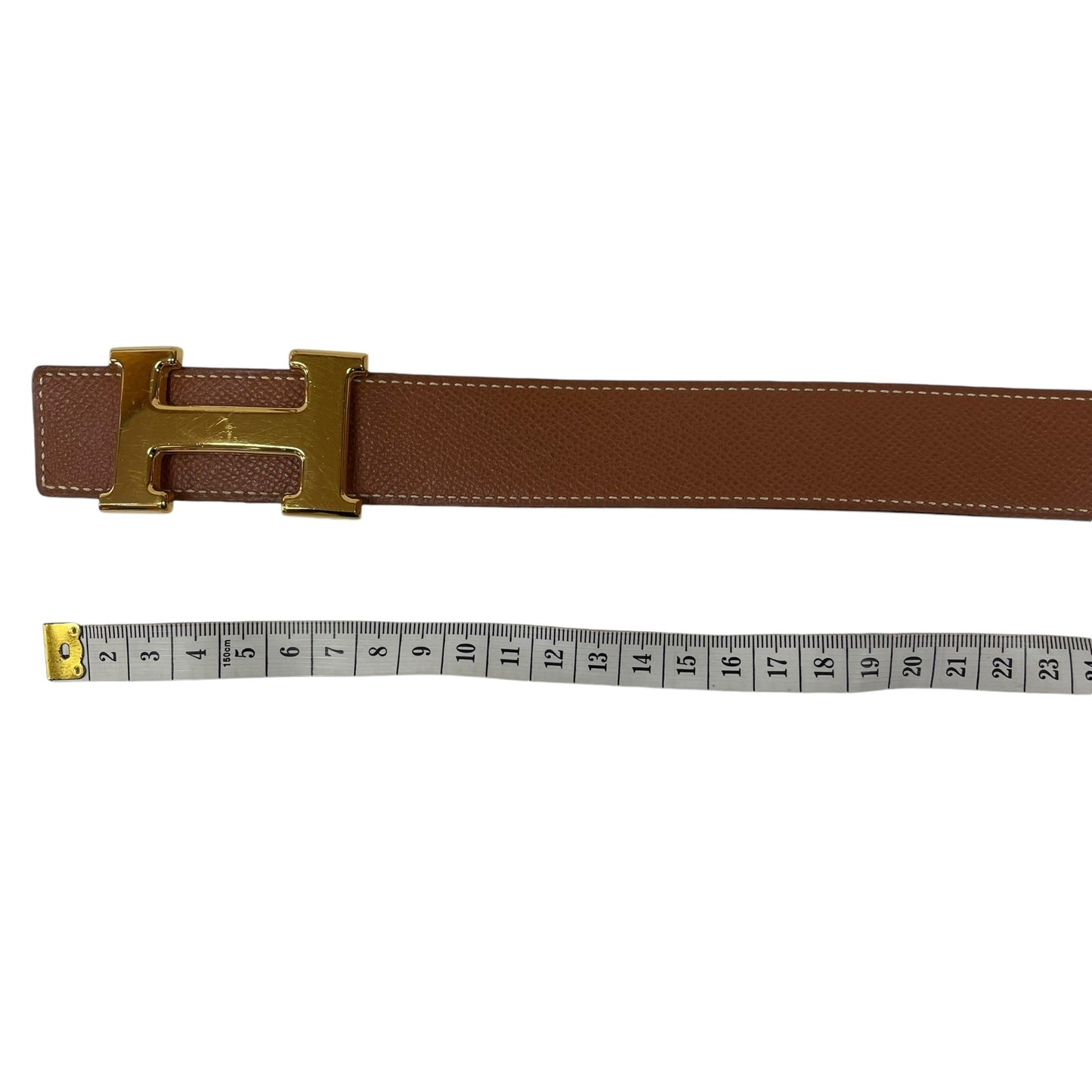 Constance H Brown Leather Belt