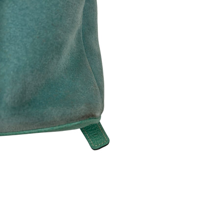 Bamboo Green Suede Backpack