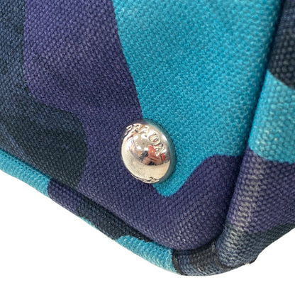 Camouflage Print Canapa Tote