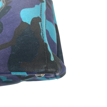 Camouflage Print Canapa Tote