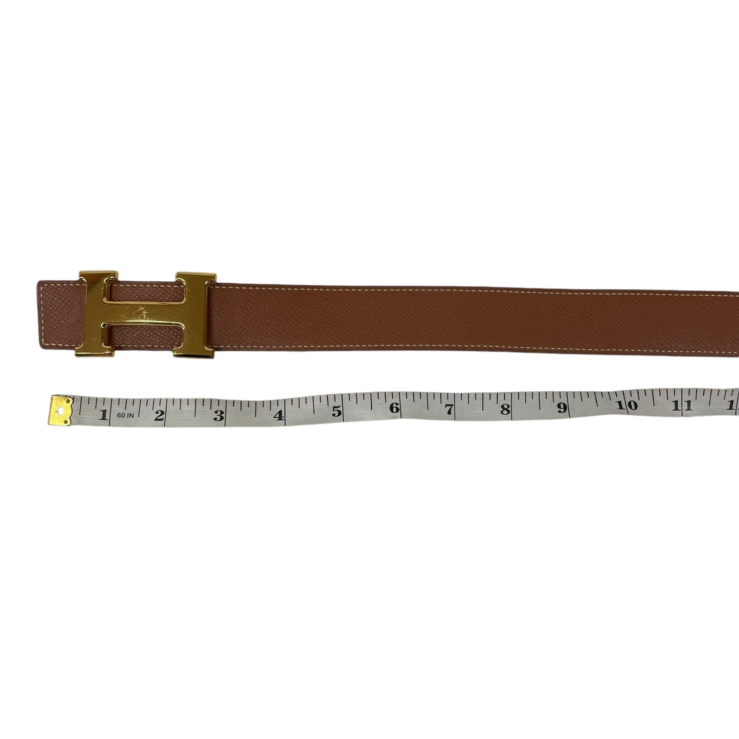 Constance H Brown Leather Belt