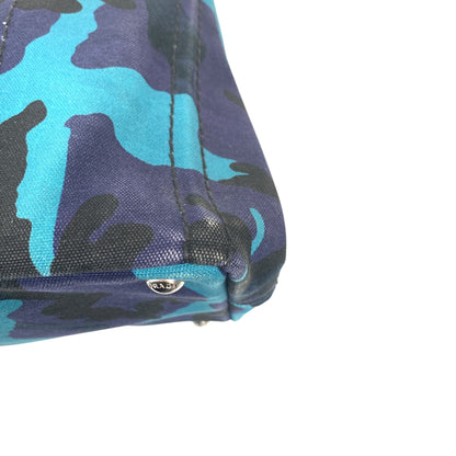 Camouflage Print Canapa Tote