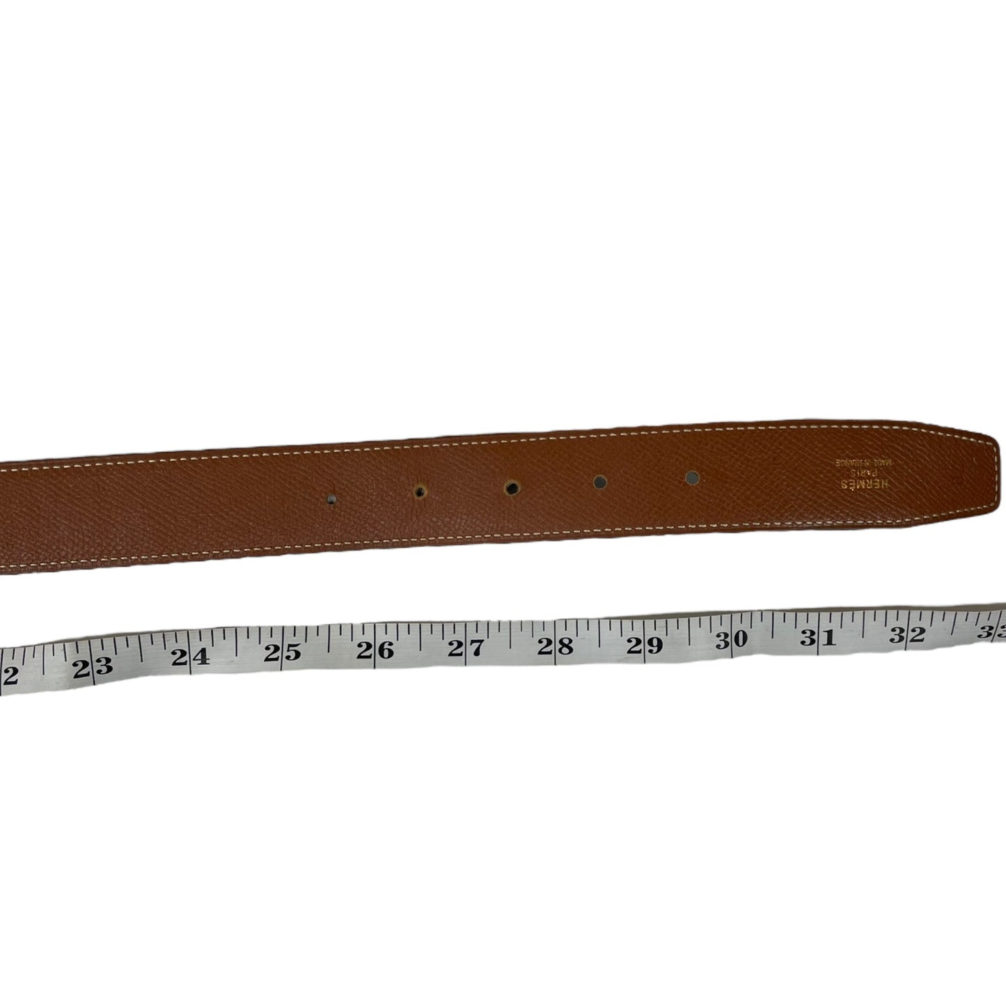 Constance H Brown Leather Belt