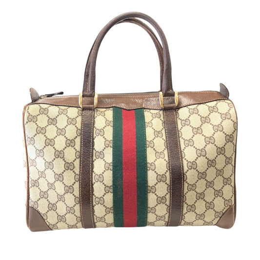 GG Supreme Sherry Boston Bag