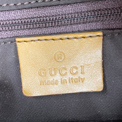 GG Canvas Sherry Line Leather Pocket Tote