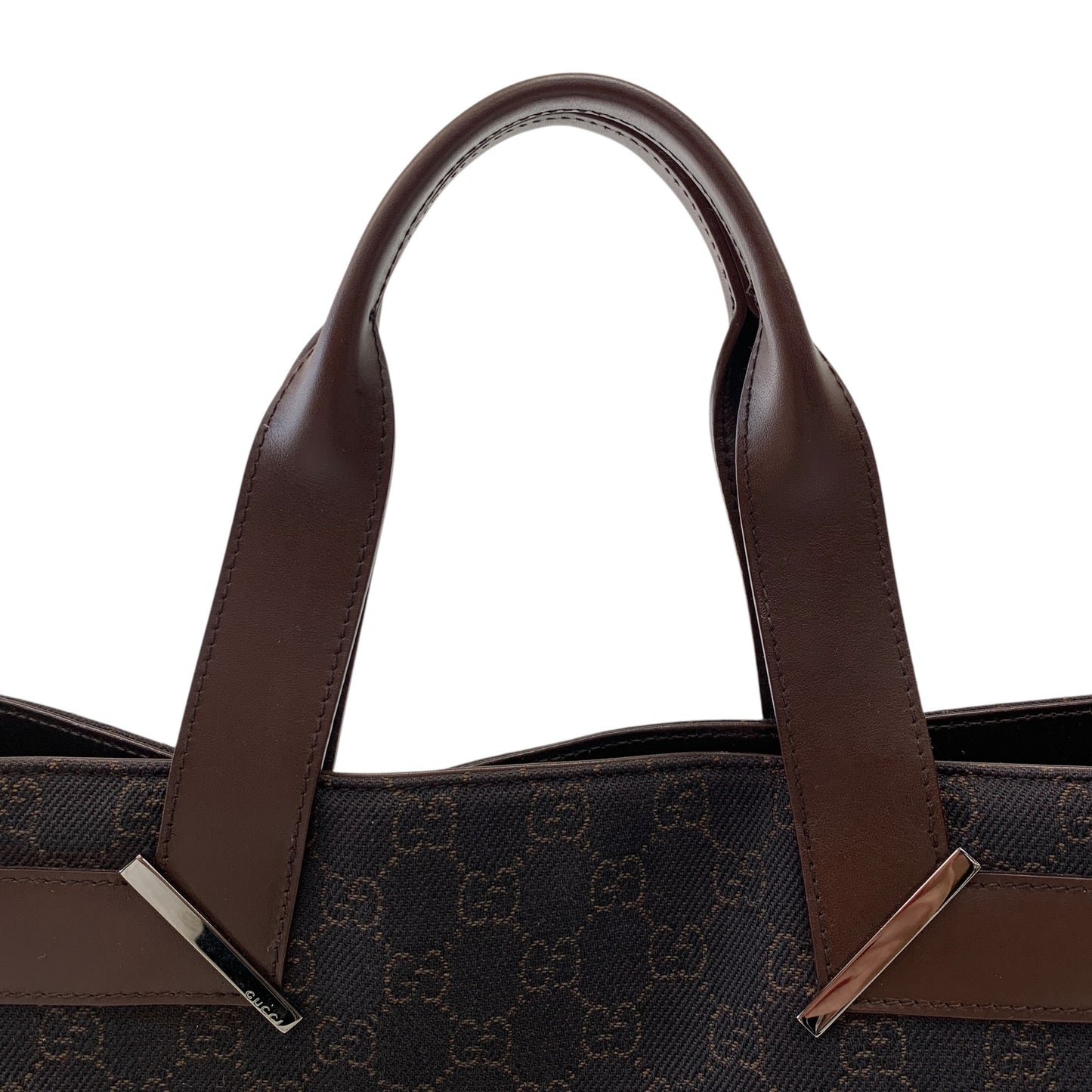 GG Canvas Leather Tote