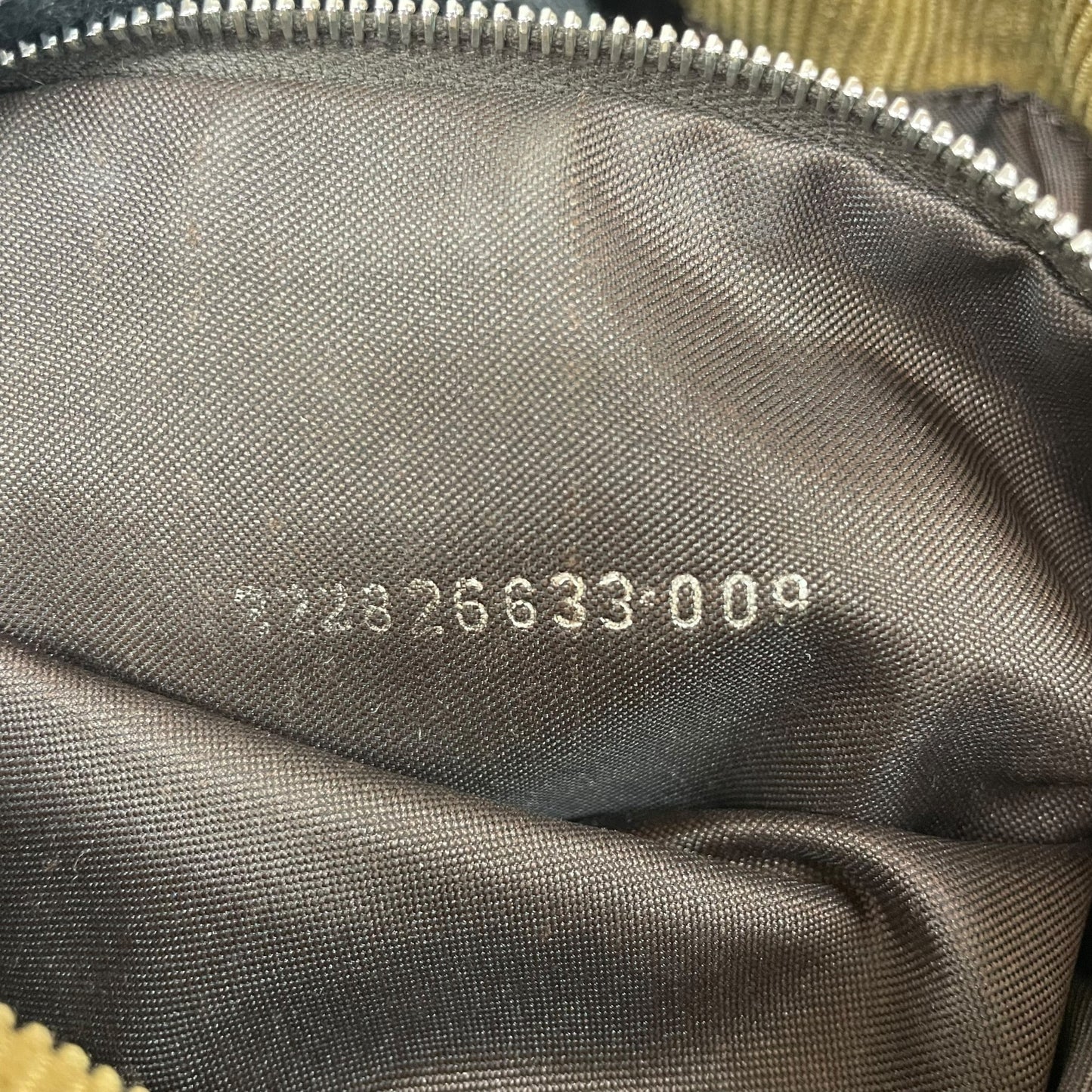 FF Logo Brown Corduroy Tote